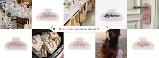 Personalised Goodie Bag Ideas: Crystal Hair Clips for Events