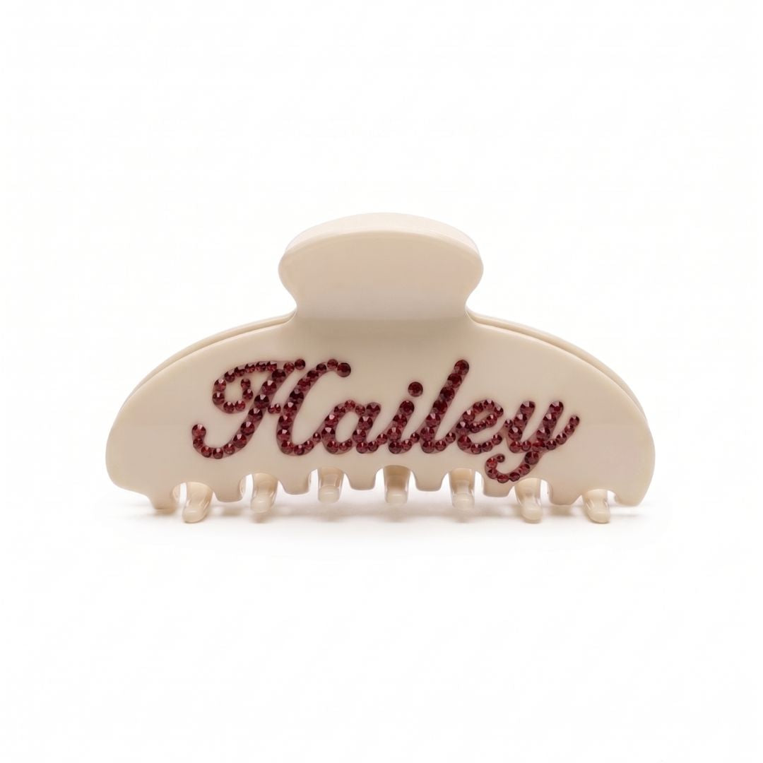 Custom Hair Claw Clip | Personalised Name Hair Clip