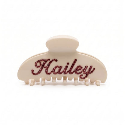 Custom Hair Claw Clip | Personalised Name Hair Clip